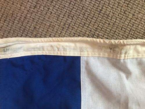 OLD SA FLAG-STORM SIZE-MEASURES 90X60CM POLYESTER-DATED 1992