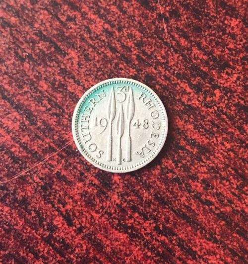 SOUTHERN RHODESIA 1948-THREE PENCE