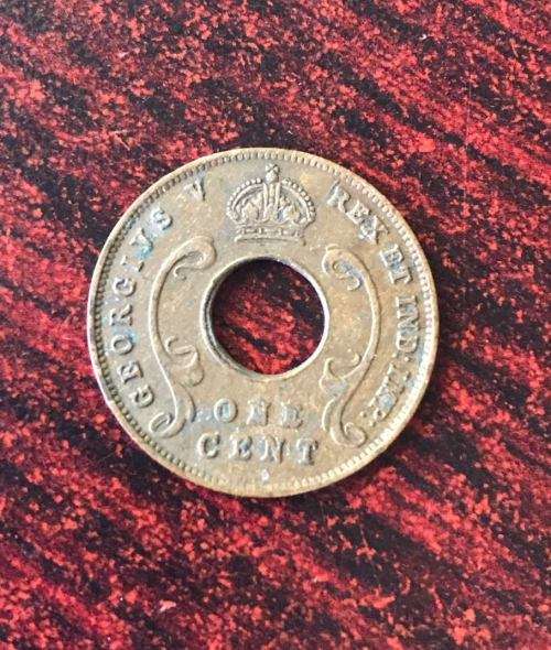 EAST AFRICA 1923-ONE CENT