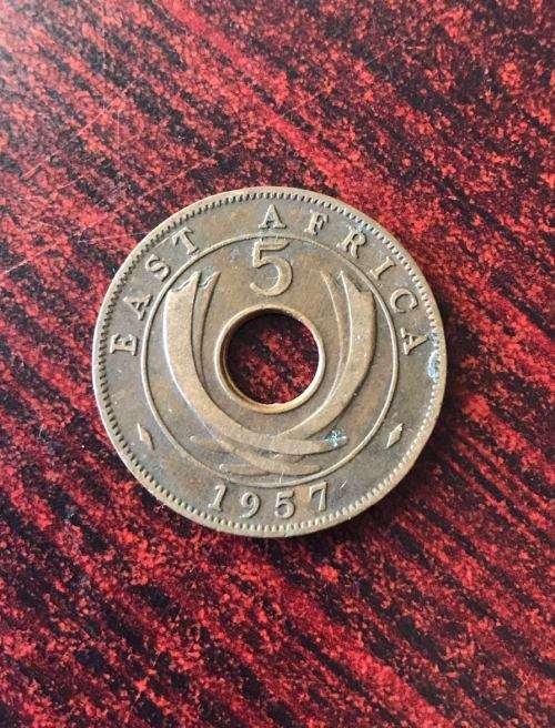EAST AFRICA 1957- 5 CENT
