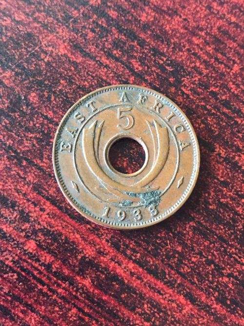 EAST AFRICA 1933-5 CENT