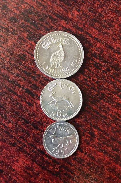 GOLD REEF CITY ALUMINIUM TOKENS-3 SOLD TOGETHER