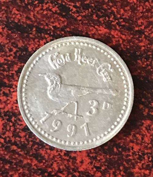 GOLD REEF CITY ALUMINIUM TOKENS-3 SOLD TOGETHER