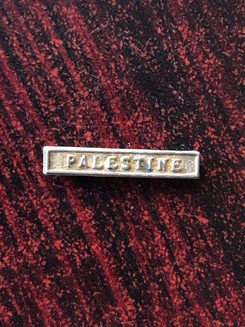 MINIATURE PALESTINE CLASP FOR GENERAL SERVICE MEDAL 1918-62