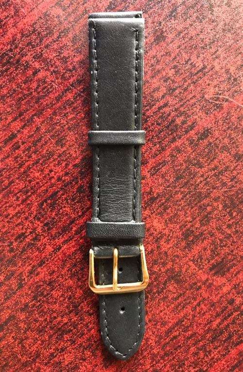 18 MM GENUINE LEATHER WATCH BAND-EXTENDED LENGTH 200MM