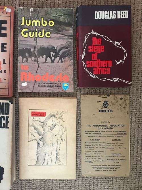 6 RHODESIAN BOOKS -SOLD TOGETHER