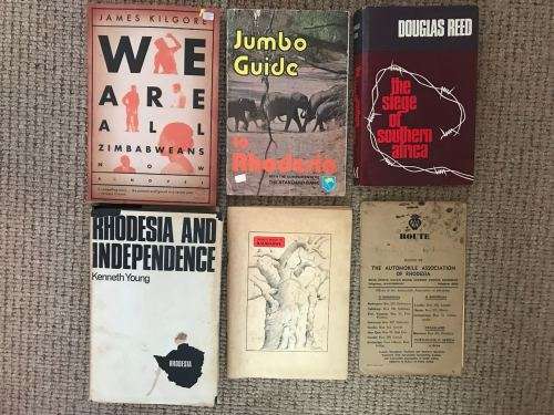 6 RHODESIAN BOOKS -SOLD TOGETHER