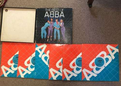 BEST OF ABBA COLLECTION-6 VINYL LP'S IN ORIGINAL BOX