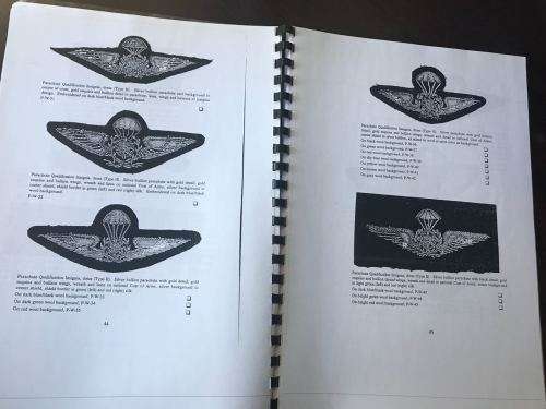 PORTUGAL ELITE FORCES INSIGNIA 1951-PRESENT-FACSIMILE COPY (BINDED)-138 PAGES