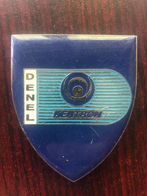 SOUTH AFRICAN KENTRON-DENEL SHOULDER FLASH- 3 PINS