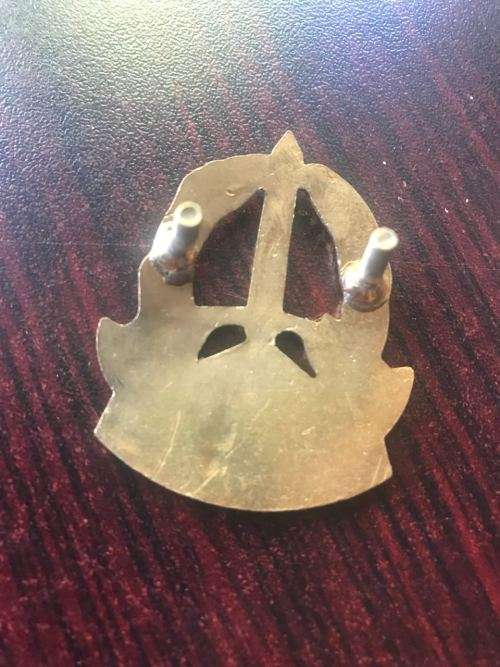 TRANSKEI MILITARY POLICE CAP BADGE- 2X SCREW LUGS