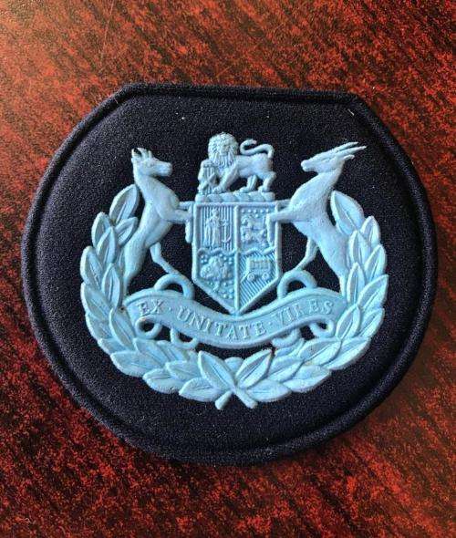 SAAF SERGEANT MAJOR CLASS 1 RANK BADGE- 1980-2002-FIELD DRESS