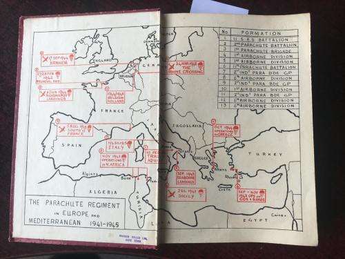 THE RED BERET-THE STORY OF THE PARACHUTE REGIMENT 1940-45- HARDCOVER -1ST EDITION PUBLISHED 1950-333