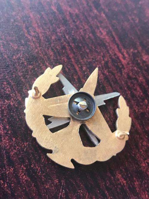 SAAF AIR TRAFFIC CONTROL (OLD PATTERN) BADGE WITH 2 PINS