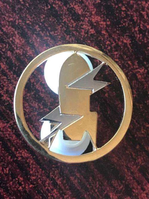 ARMY EXPLOSIVE ORDNANCE QUALIFICATION BADGE-MESS DRESS SIZE - 2 PINS