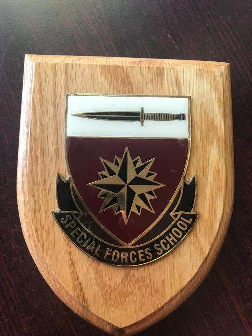 RECCE/SPECIAL FORCES SCHOOL PLAQUE