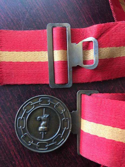 SA ARMY BATTLE SCHOOL STABLE BELT-COMPLETE-EXTENDED LENGTH 96 CM
