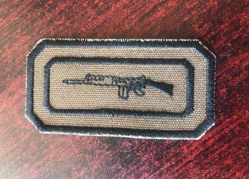 ARMY EMBROIDERED MARKSMAN BREAST BADGE