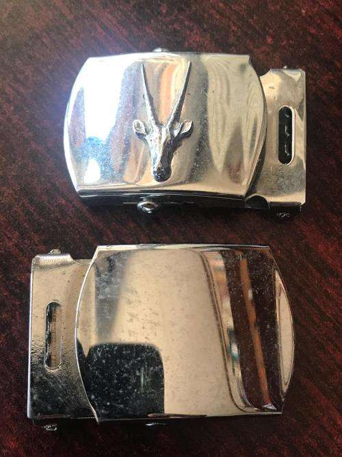 SWA & SADF PERIOD DRESS BELT BUCKLE- SOLD TOGETHER