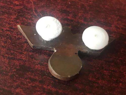 AWB BREAST BADGE- 2 PINS-METAL & ENAMEL