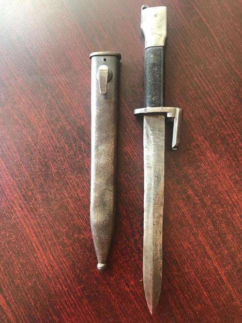 FN FAL RIFLE BAYONET-TOTAL LENGTH 32 CM