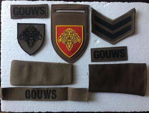 SA ARMY MIXED LOT 8 ITEMS IN TOTAL