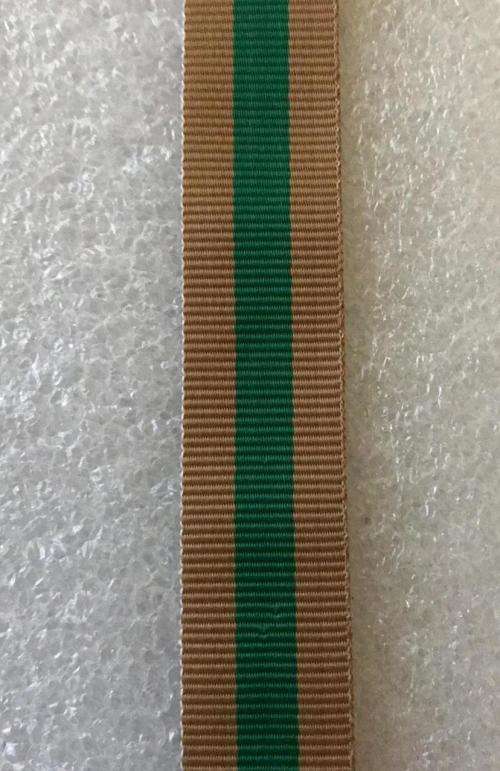 SADF MINIATURE GOOD SERVICE MEDAL RIBBON FOR 10 YEARS