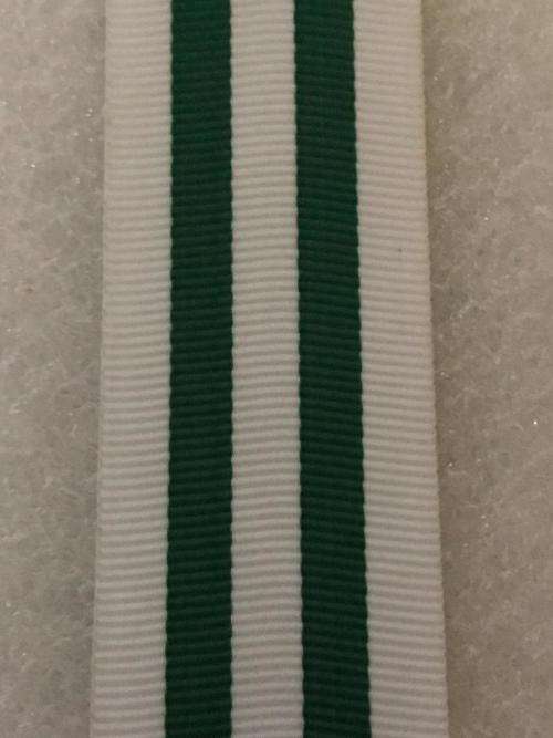 SADF 20 YEAR GOOD SERVICE-FULL SIZE MEDAL RIBBON-SOLD IN LENGTHS OF 15 CM