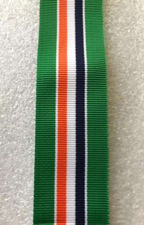 SANDF 40 YEARS MEDAL FOR DISTINGUISHED CONDUCT AND LOYAL SERVICE RIBBON-SOLD IN 15CM LENGTHS