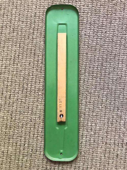 VINTAGE ENAMEL NICHOLSON BAROMETER -MEASURES 38X8,5 CM-WORKING CONDITION