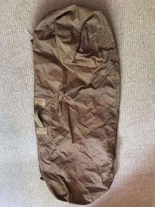 NYLON TYPE,SADF DUFFEL BAG- MEASURES 120X50CM-ZIP INTACT-CONDITION USED BUT GOOD