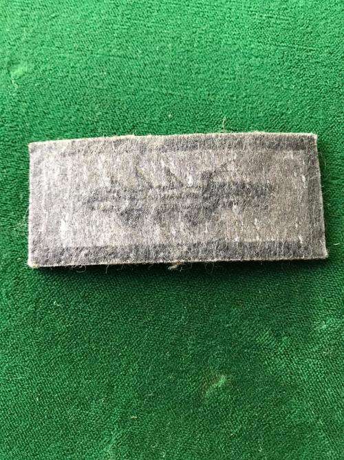 MECHANIZED BATTALION CLOTH OPERATION PARTICIPATION BREAST BADGE