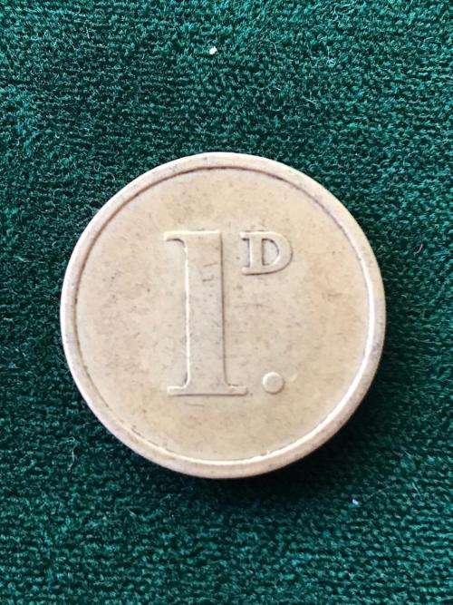 GLASGOW TRAMWAY CELLULOID TOKEN