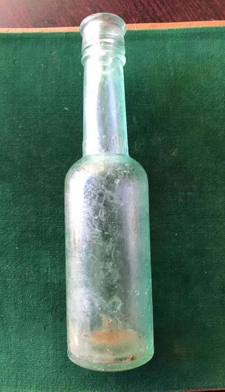 EARLY 1900`S HOLBROOK & CO SAUCE BOTTLE-HEIGHT 19CM