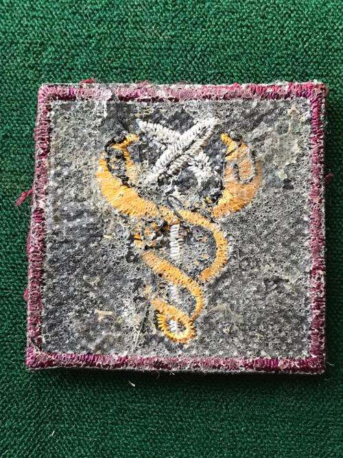 SA MEDICAL SUPPORT PERSONNEL EMBROIDERED BREAST BADGE