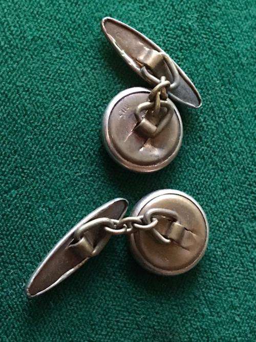 CUFF LINK PAIR-CORONATION OF PRINCE EDWARD