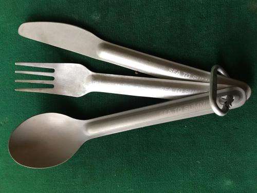 SEA TO SUMMIT 3 PIECE LIGHT WEIGHT CUTLERY SET