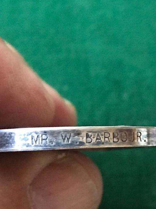 FULL SIZE QSA TO MR. W. BARBOUR IMP. M.I.R.L.Y-THE MEDALS UNRESEARCHED