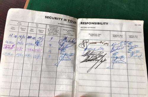 SSDF PERIOD MILITARY PASS BOOK