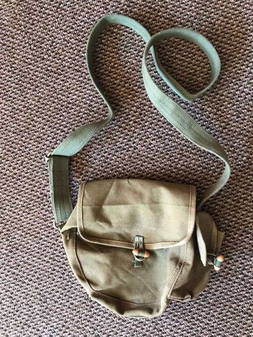 CHINESE AK 47 DRUM MAGAZINE POUCH-BORDER WAR PERIOD