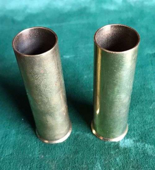 2X ARMOUR BRASS SHELLS-SOLD TOGETHER 20 MM