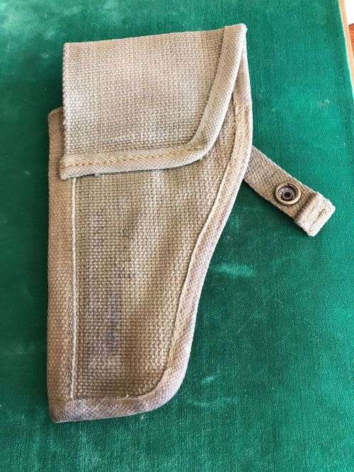 SADF PERIOD OFFICERS ASTRA PISTOL WEBBING HOLSTER