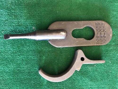BRUNO RIFLE KEY (SCREW DRIVER)AND TRIGGER-SOLD TOGETHER