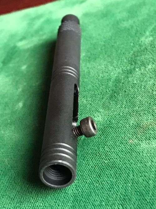 PENCIL FLAIR IN NEW-UNUSED CONDITION-MEASURES 115MM-BLACKENED ALUMINIUM