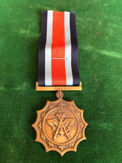 SA FULL SIZE MILITARY MERIT MEDAL NUMBERED