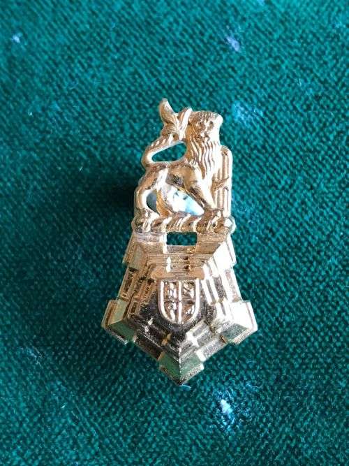 STAFF CORPS MESS DRESS COLLAR BADGE-WORN 1960`S-70`S- 2 PINS