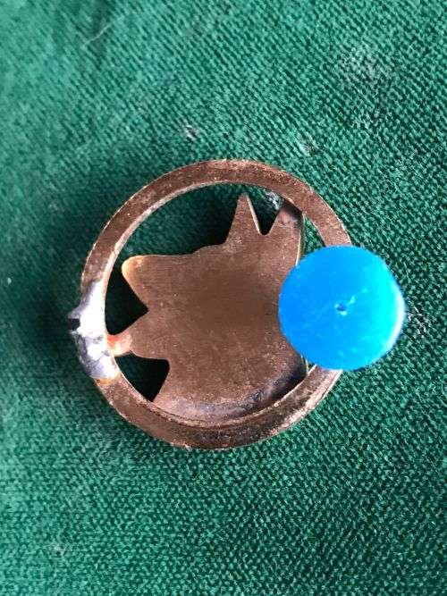 SA POLICE DOG HANDLERS,GILDING METAL BREAST BADGE- ONE PIN