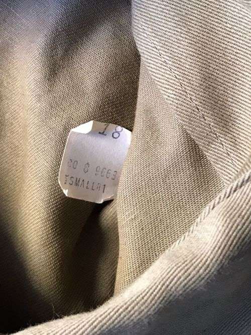ORIGINAL RECCE COPY,RUSSIAN TYPE F SHIRT-USED BY RUSSIAN INSTRUCTORS,BORDER WAR-SIZE SMALL-MEASURES
