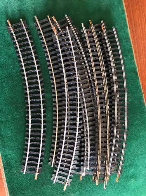 CURVED TRACK-10 SOLD TOGETHER