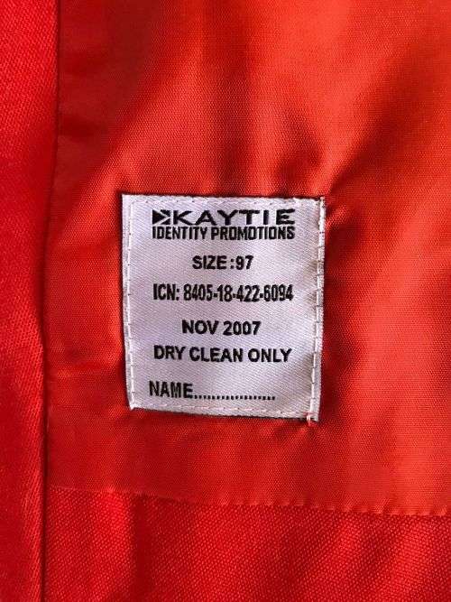 SA ARMY OFFICERS WAIST COAT-SIZE 97- GOOD CONDITION- NO BUTTONS